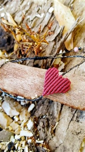 The CUTEST Macrame Heart ❤️ (So Easy!)