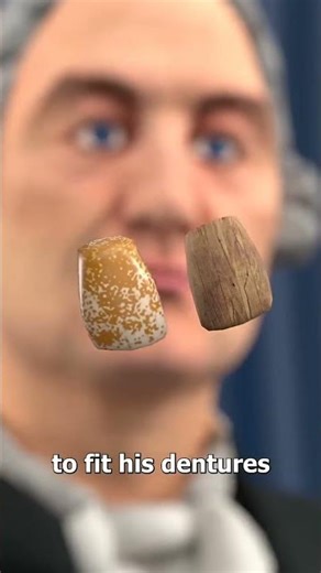 Why George Washington Never Smiled - Why George Washington Never Smiled #shorts