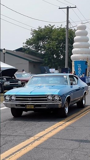 Two 1969 Chevrolet Chevelle SS 396 #classiccars #musclecar #chevy