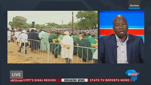 12K views · 59 reactions | [WATCH] Shembe Church Leader Vela Shembe has died after what's believed to be a stroke. Reporter, Thuba Vilane, has more. Courtesy DStv 403 | eNCAnews | Facebook