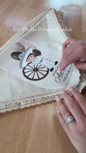 Servilletas Personalizadas para Bautizo Charro