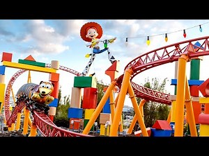 Slinky Dog Dash Roller Coaster - Toy Story Land - Disney World 2022