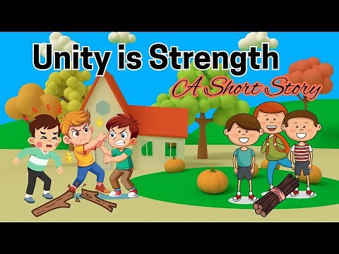 Unity is Strength | Short Moral Story in English for Kids | The Sticks and the Brothers