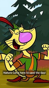 In the brand-new "Nature Cat's Nature Movie Special Extraordinaire," a sinister King is threatening to destroy the forest! No fear — @naturecatshow to the rescue. Watch now on PBS KIDS! | WSKG Public Media | Facebook
