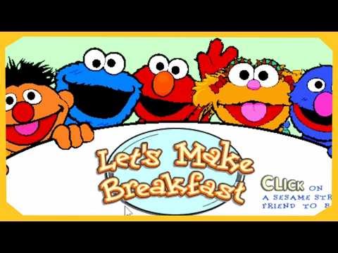 Sesame Street: Let's Make Breakfast Gameplay (Browser Game)