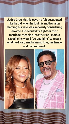 Judge Greg Mathis devastated by divorce: fight for love #judgegregmathis #shorts