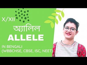 ALLELE in Bengali_What is allele? Class 12_Unit 7_Chapter 4
