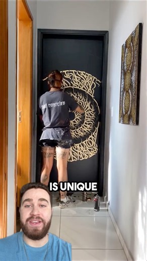 At First It’s Just Black Paint… Then It Turns Into This! #fblifestyle | Davidjustinn