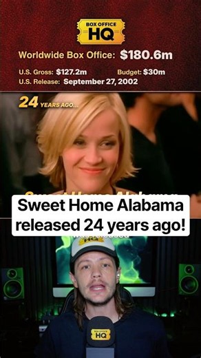 24 years ago ‘Sweet Home Alabama’ was released!