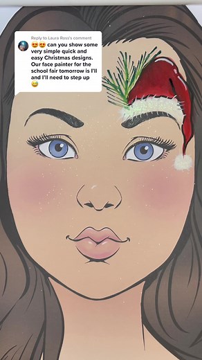 Christmas Face Painting Tutorial: Fast Designs for the Holidays