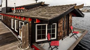 2.8K views · 96 reactions | A 600 Square Foot House Boat Built For Full Time Living | Log Homes | Facebook