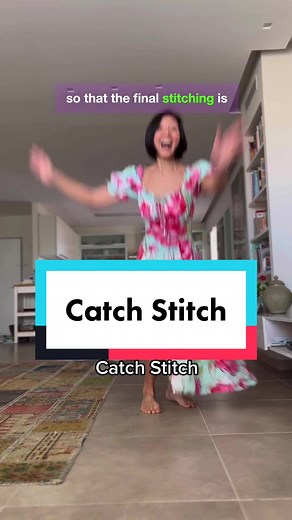 Mastering the Catch Stitch for Perfect Hemming | Sewing Tutorial