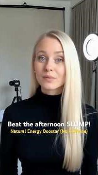 Beat the Afternoon Slump 😴 Natural Energy Boosters (No Caffeine!)