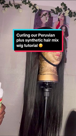 Here is a tutorial on how to curl our wig. You can use the same technique to curl any heat resistant synthetic hair 😉