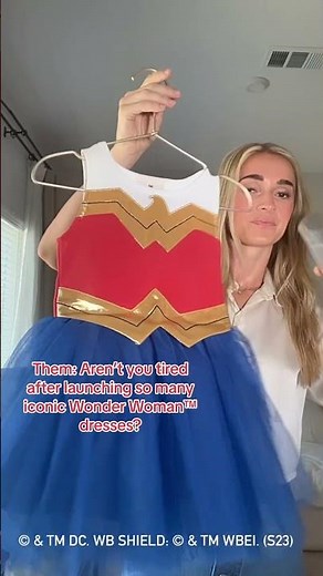 Empower your little hero with our officially licensed Wonder Woman™ dress⭐️
