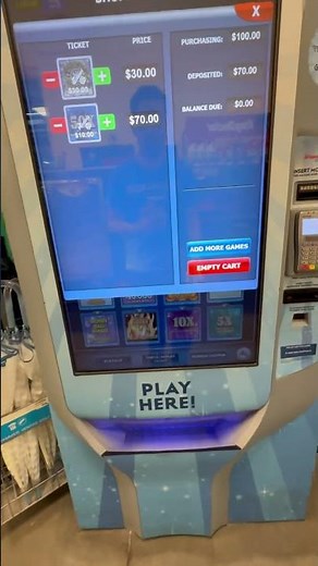 Arizona lottery ticket machine