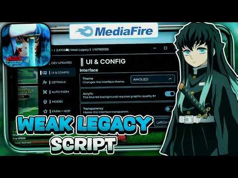 [New 2026] Weak Legacy 2 Script (PASTEBIN 2025) (AUTO FARM , AUTO LEVEL , AUTO ATTACK , TELEPORT