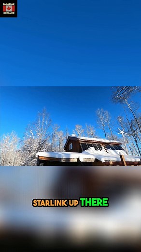 Mini Starlink & Windmill_ Snowproof Off-Grid Power Setup! #livingoffgrid #homesteading | The Canadian Dreamer | Facebook