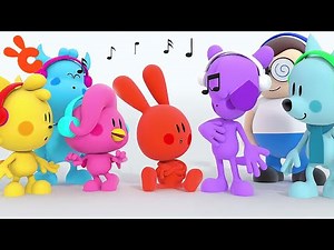 Cueio and friends sing a happy collaborative song !! l Cueio and Friends Cartoons for Kids S02E02