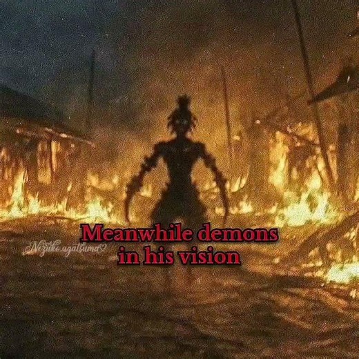 also demons from his vision!💀 |Demon slayer| |Zenitsu Agatsuma| |Douma| |Akaza| |Nezuko| |Tanjiro|