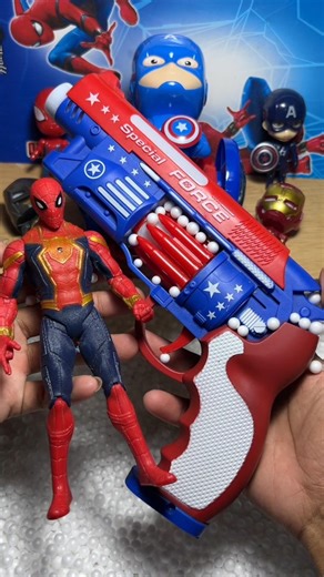 hunting toys Spider-Man vs Shot gun