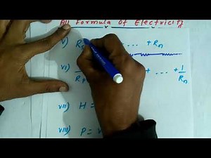 Electricity class 10 Summary | All formula of current electricity for Numerical