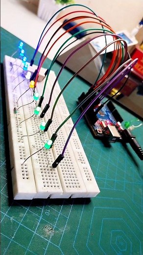 20 Animation led chaser light with Arduino #arduino #arduinoproject #ledchaser