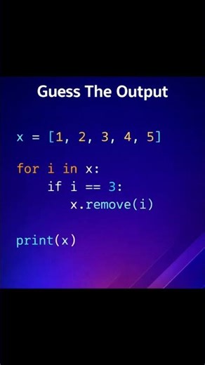 Guess The Output | Python