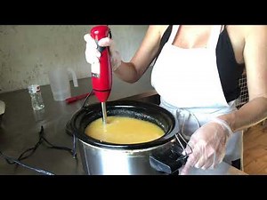 Hot process soap making VOLCANO!!!