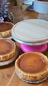 How to remove and cut cheese cake | DeerBunnyเค้กโฮมเมด