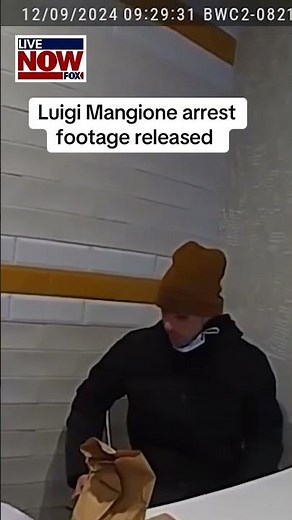 Luigi Mangione arrest footage released