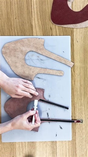 Part 1 - Stitching the Mid Heel Slingback Uppers