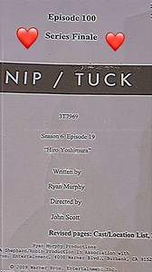 Kelly Carlson on Instagram: "Packing up my scripts and found only the cover. 🙏🏻❤️ #niptuck"