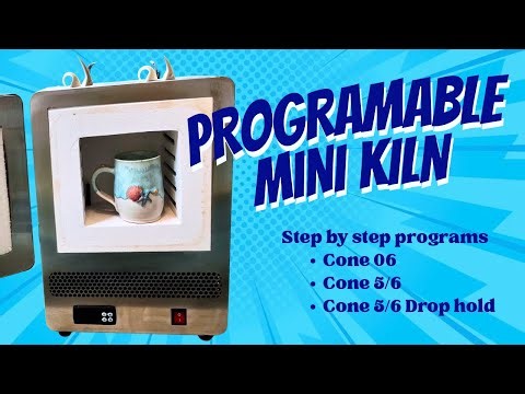 Programmable Mini Kiln Review| Vevor | Full Programming Schedules & Temps