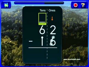 TouchMath Software 2nd Grade Disc 2 Subtraction T