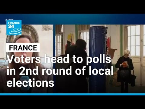 French voters head to the polls in second round of local elections • FRANCE 24 English