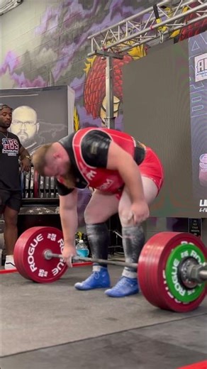 The pull for 1000kg (No Lift) by Sean Koch #powerlifting