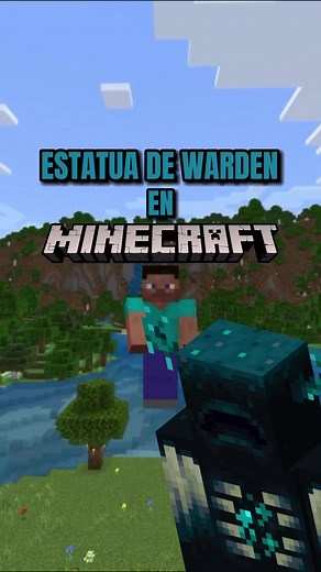 TUTORIAL ESTATUA DE WARDEN EN MINECRAFT #parati #fypage #minecraft #minecraftenespañol #minecrafttutorial