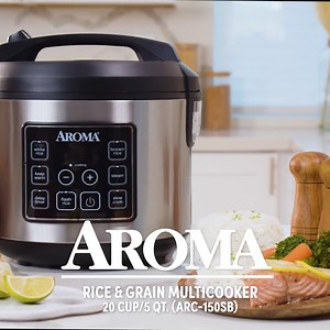Aroma® 20-Cup Programmable Rice & Grain Cooker and Multi-Cooker