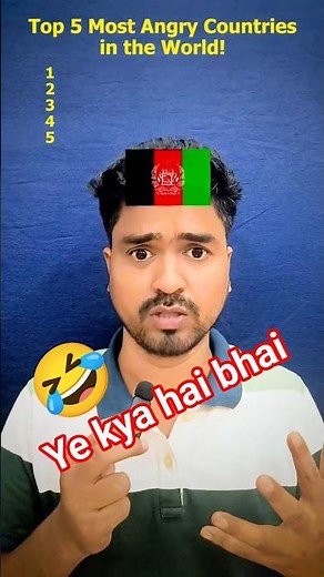 Top 5 Angriest Countries 😡