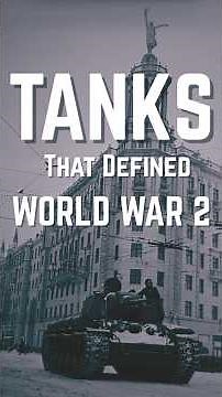 Ranked: Top 5 TANKS of World War 2