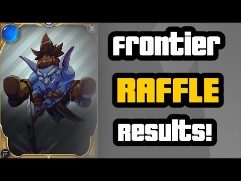 Splinterlands Weekly Frontier Raffle results! Are you on the list?