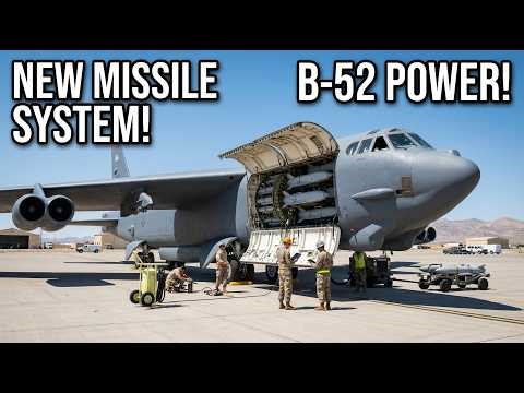 U.S. B-52 Bombers Roll Out with New Rotary Missile Launchers!