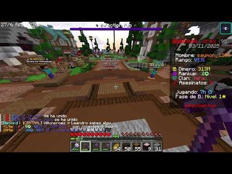 jugando minecraft server op | minecraft