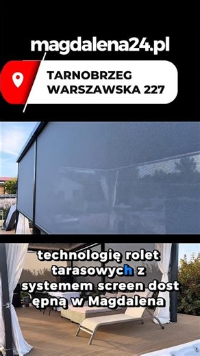 Rolety tarasowe screen ZIP refleksole - 2026 magdalena24