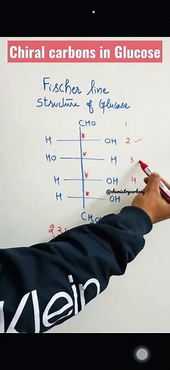 Chiral carbons in Glucose || Fischer structure of Glucose||
