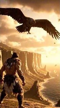 Prehistoric man encountered ancient eagle #shots