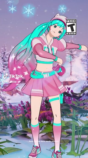 Snow Miku Returns for Fortnite Winterfest Celebration