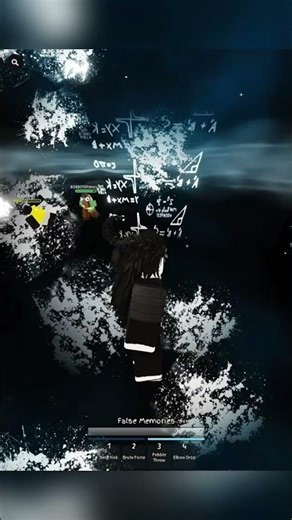 spawned into infinite void #roblox #jujutsushenanigans