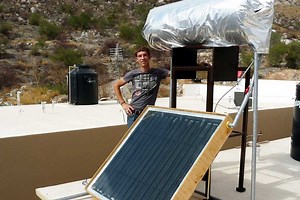 Il partage un tutoriel complet pour fabriquer facilement un chauffe-eau solaire avec un cumulus